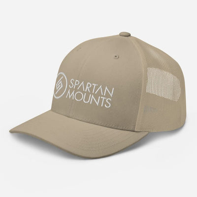 Spartan Logo Hat | White Embroidery by Spartan Mounts img - 2 - Mounting and Storage Solution