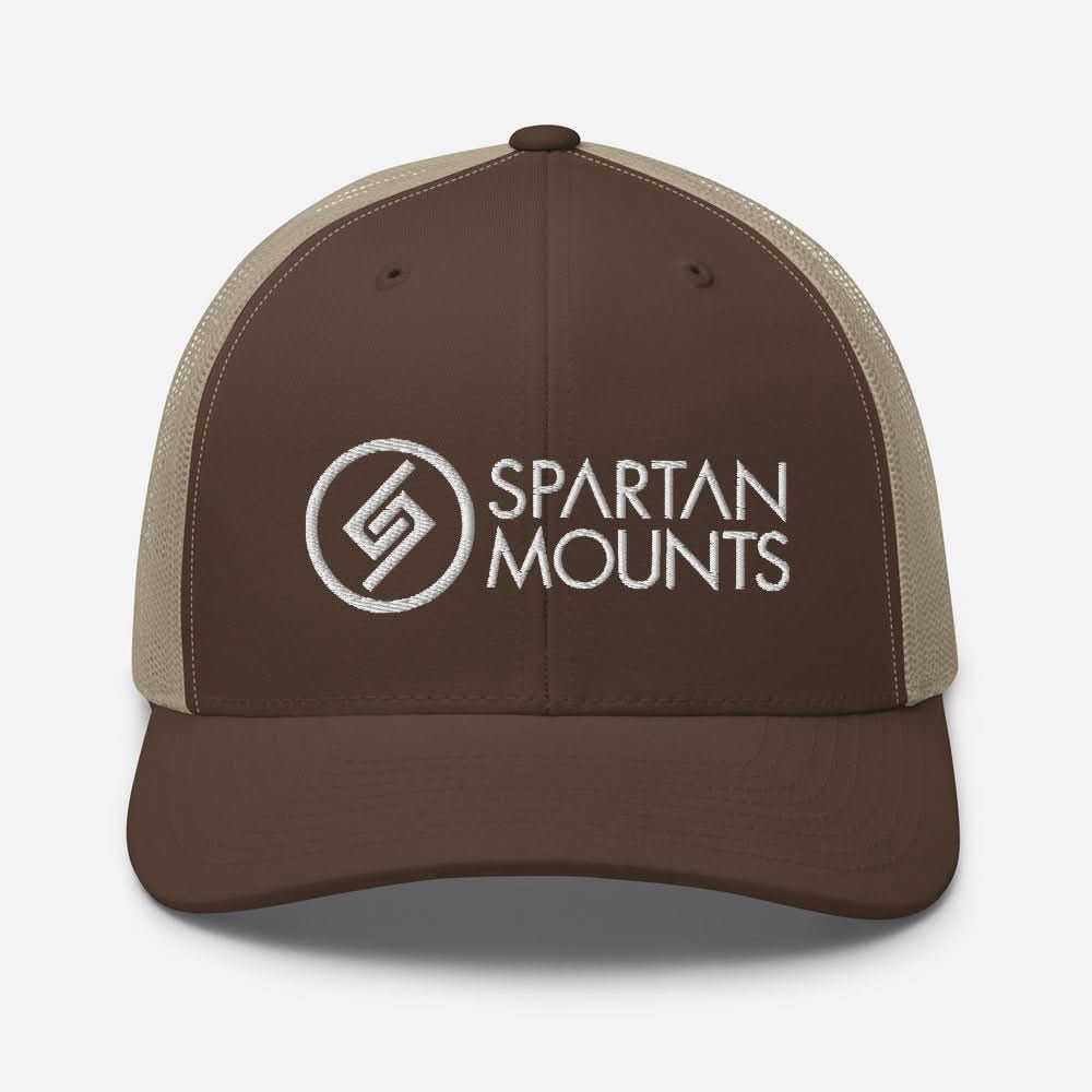 Spartan Logo Hat | White Embroidery by Spartan Mounts img - 14 - Mounting and Storage Solution