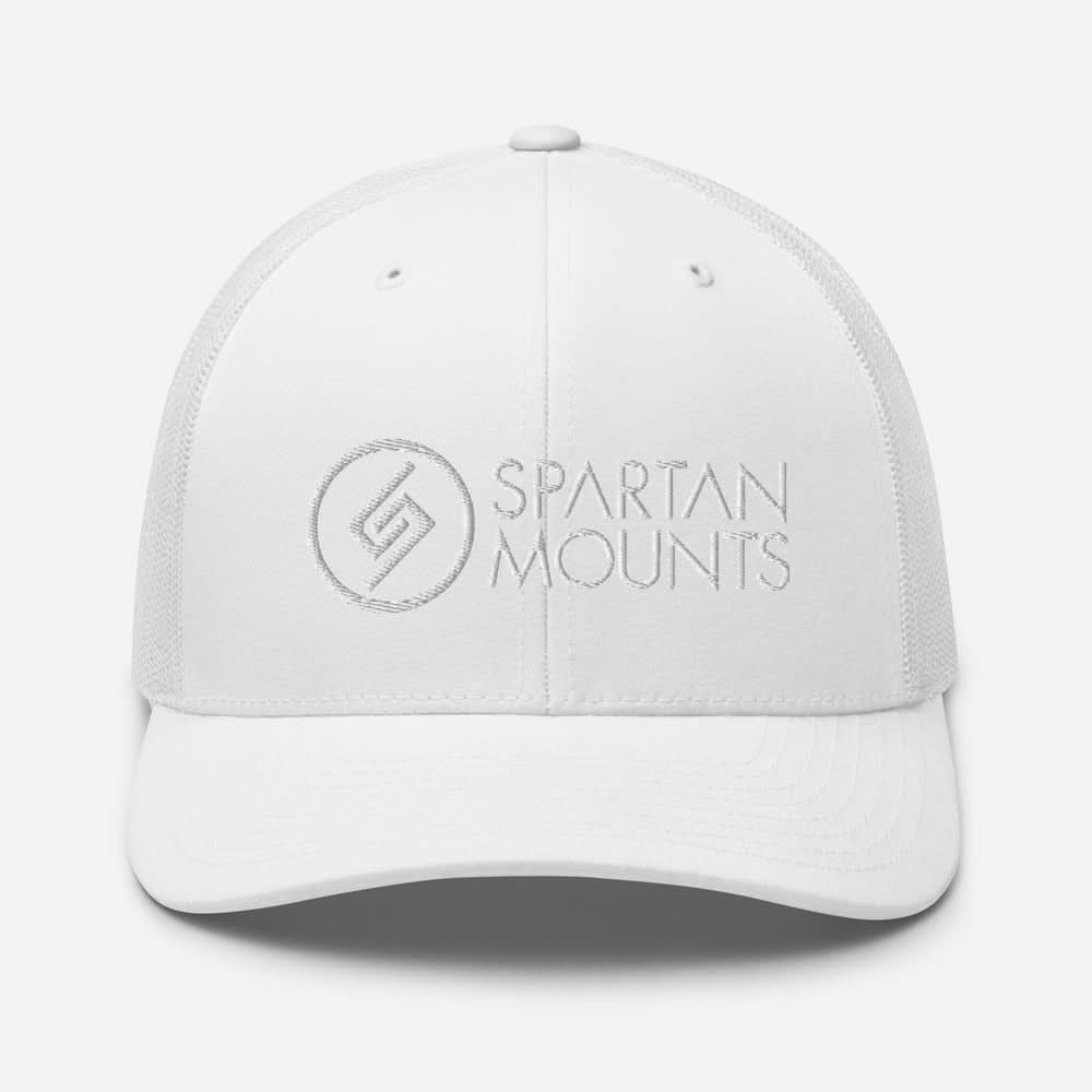 Spartan Logo Hat | White Embroidery by Spartan Mounts img - 16 - Mounting and Storage Solution