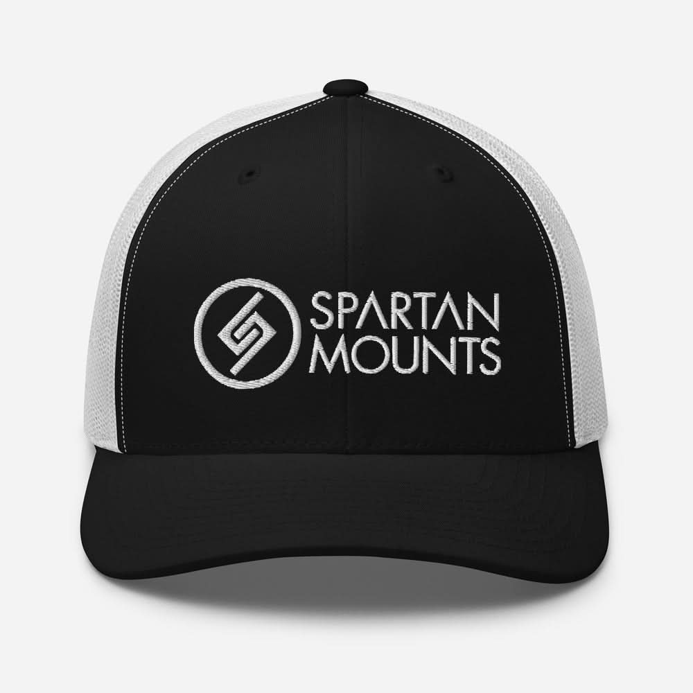 Spartan Logo Hat | White Embroidery by Spartan Mounts img - 19 - Mounting and Storage Solution