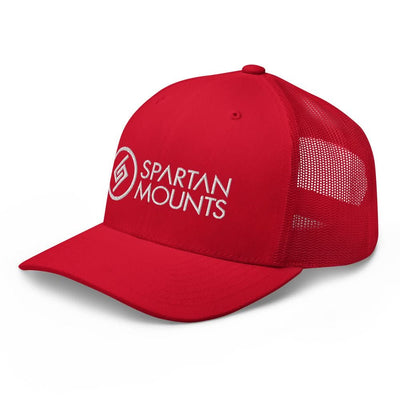 Spartan Logo Hat | White Embroidery by Spartan Mounts img - 4 - Mounting and Storage Solution