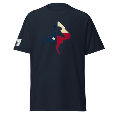 Texas Trigger Shirt | White Flag by Spartan Mounts img - 1 - Mounting and Storage Solution