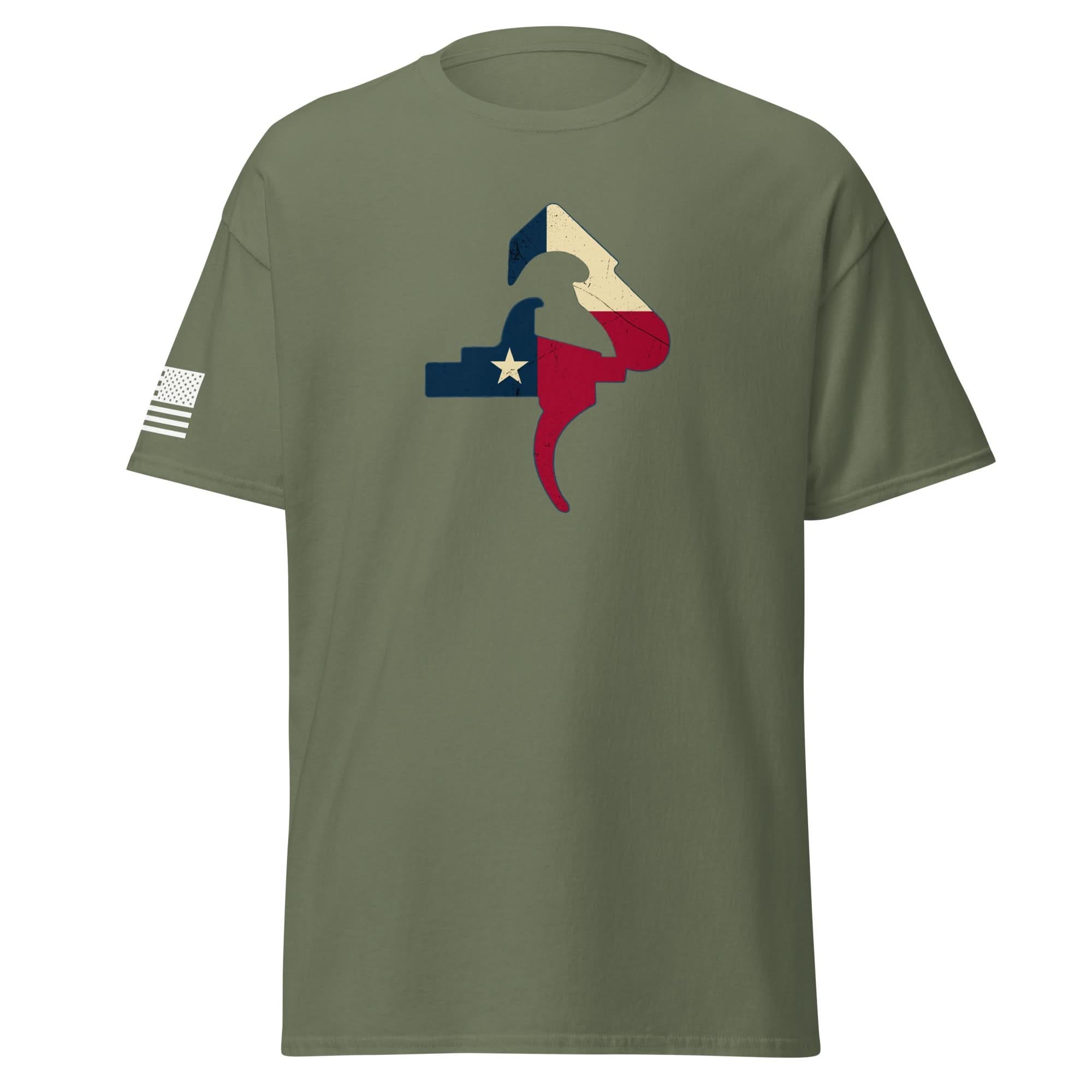 Texas Trigger Shirt | White Flag by Spartan Mounts img - 22 - Mounting and Storage Solution