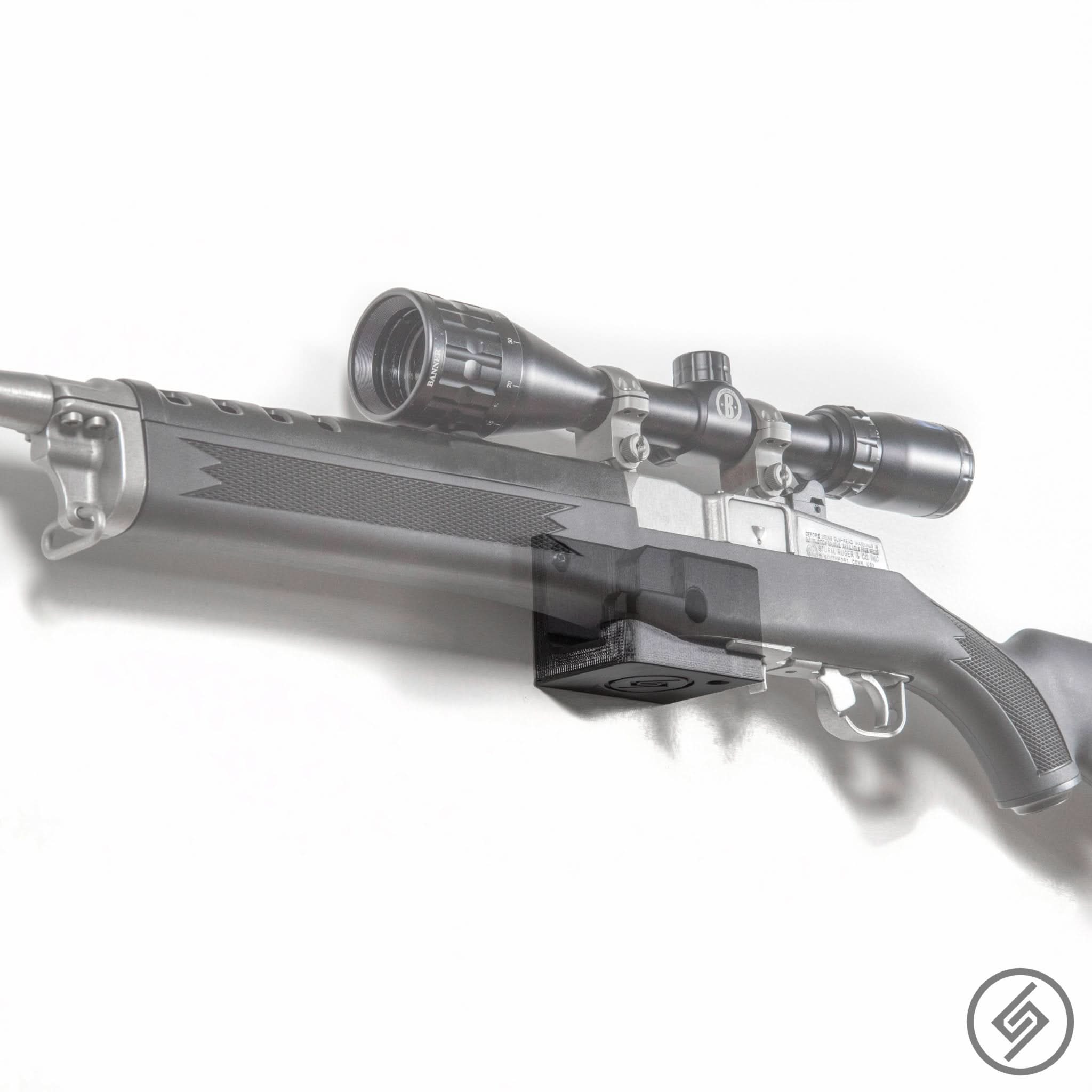Tikka T3X Short Action Rifle Wall Storage Hook (.308/6.5) by Spartan Mounts img2 - Mounting and Storage Solution