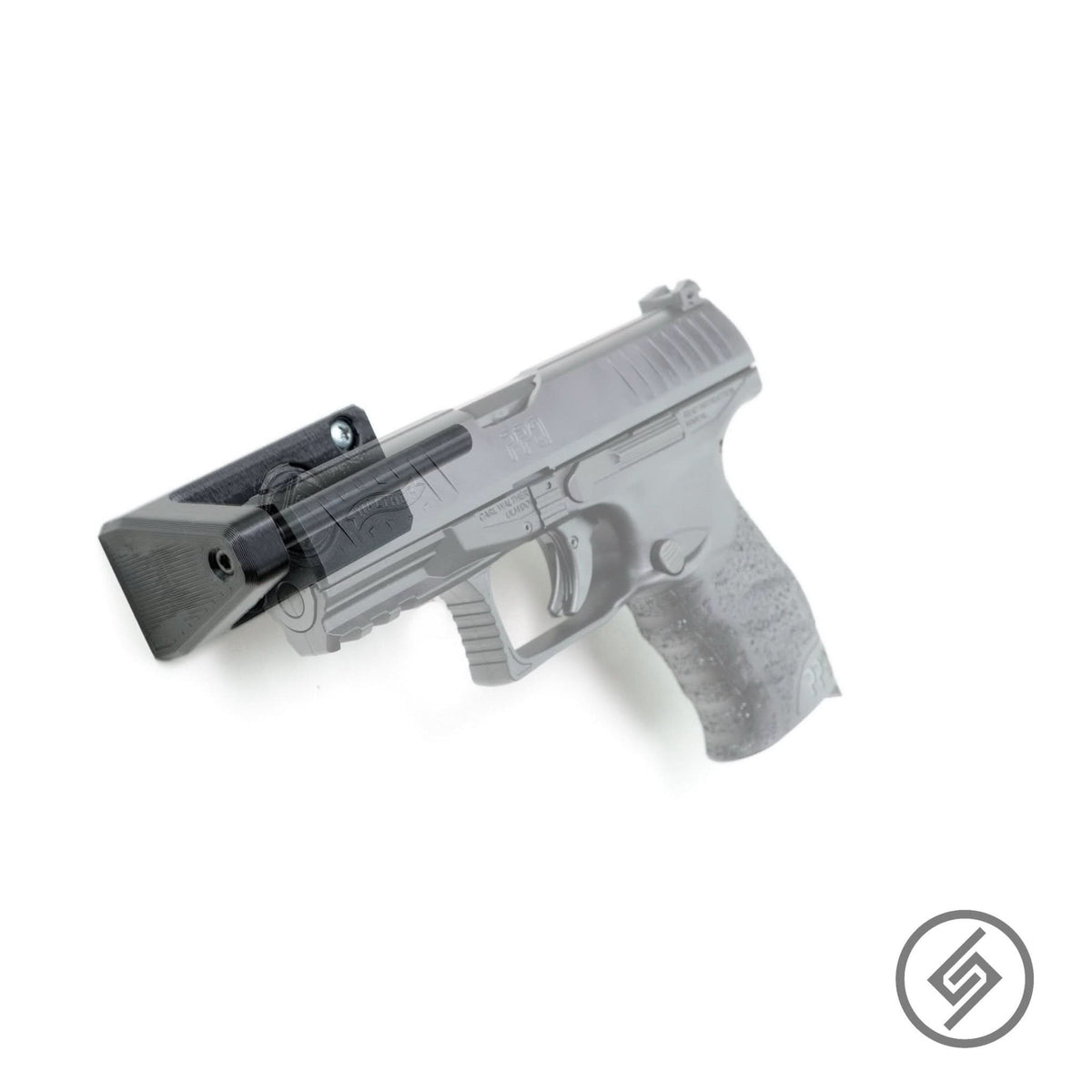 Universal Pistol Mount {Retail Packaging} by Spartan Mounts img - 2 - Mounting and Storage Solution