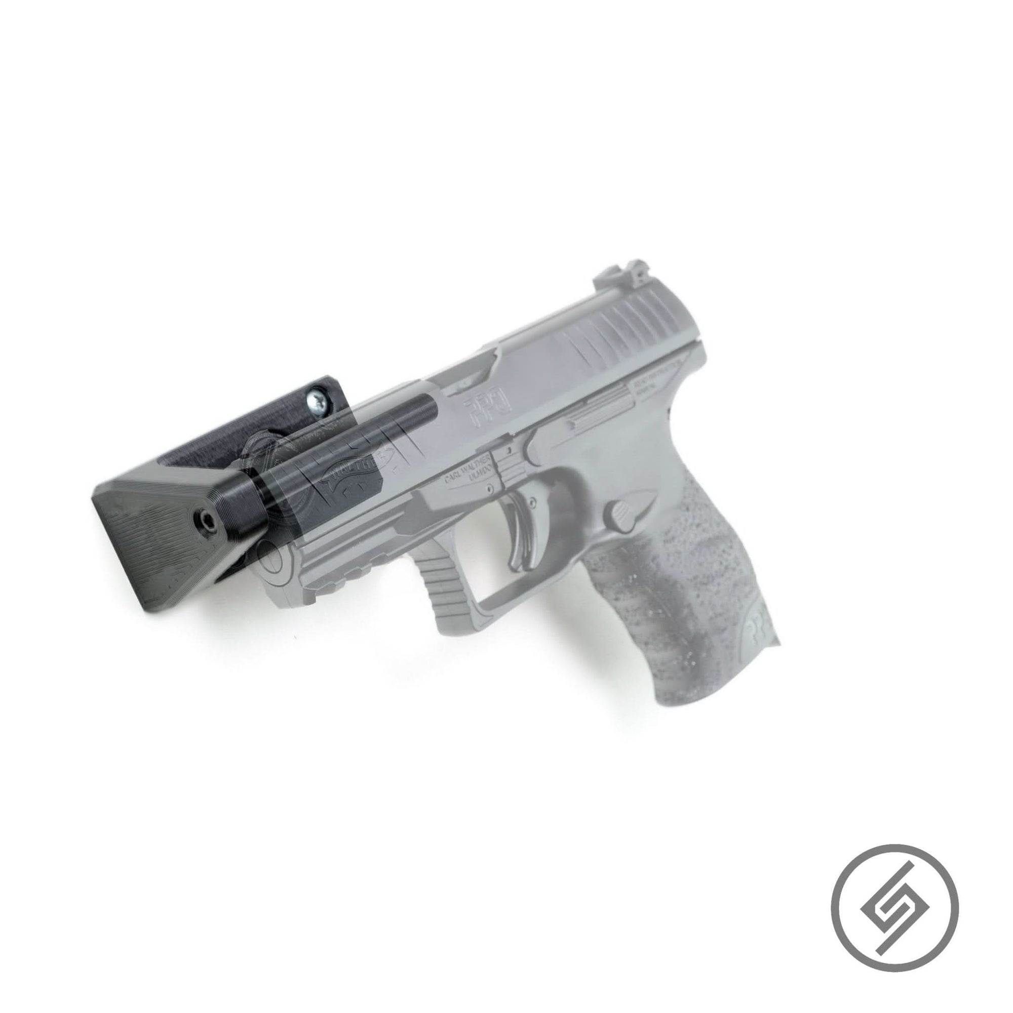 Universal Pistol Mount {Retail Packaging} by Spartan Mounts img - 2 - Mounting and Storage Solution