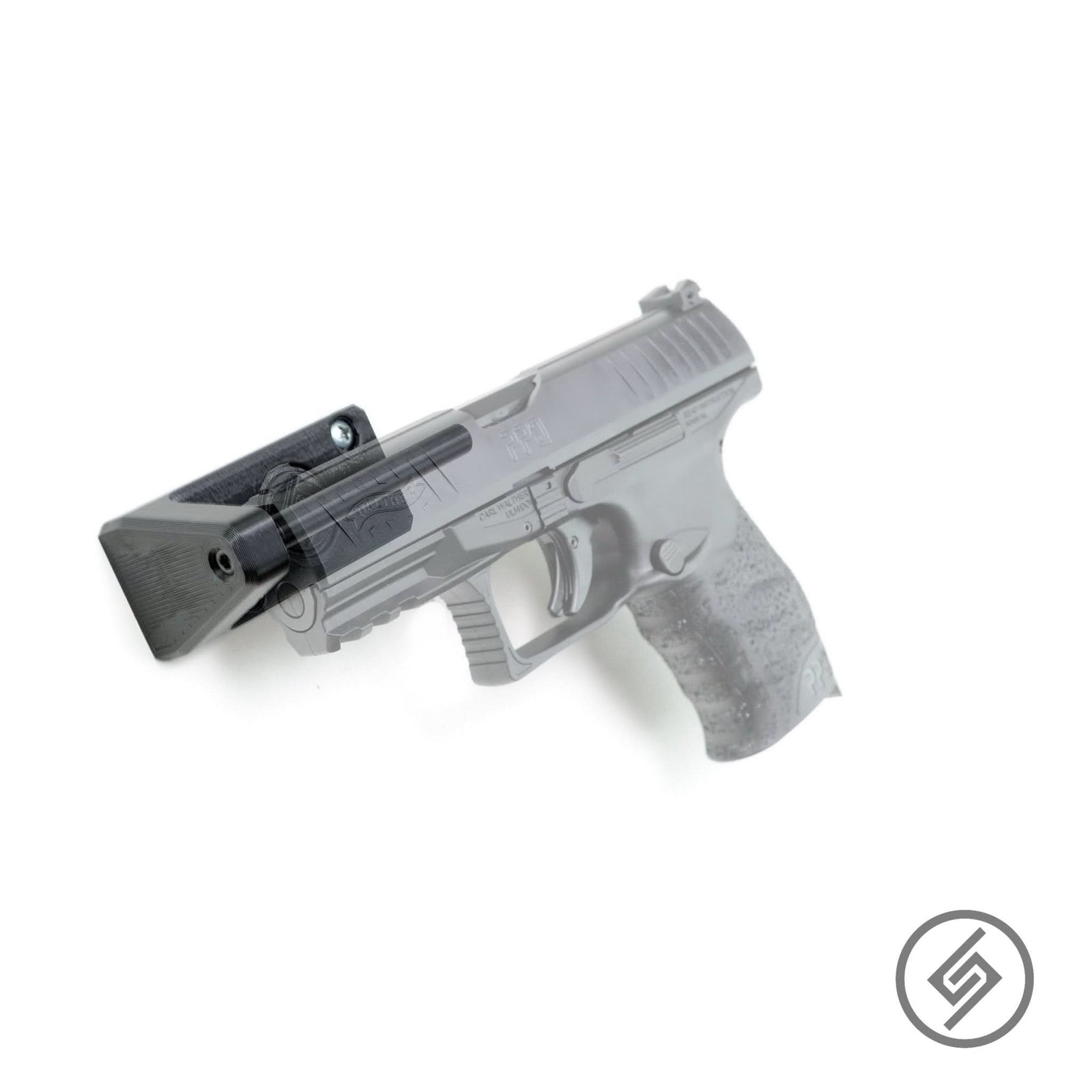 Universal Pistol & Suppressor Mount Spartan Mounts Standard 5.7mm/.22 1